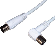 Kabllo PremiumCord Cable M / F 90 °, 75 Ohm 2m Kabllo PremiumCord Cable M / F 90 °, 75 Ohm 2m