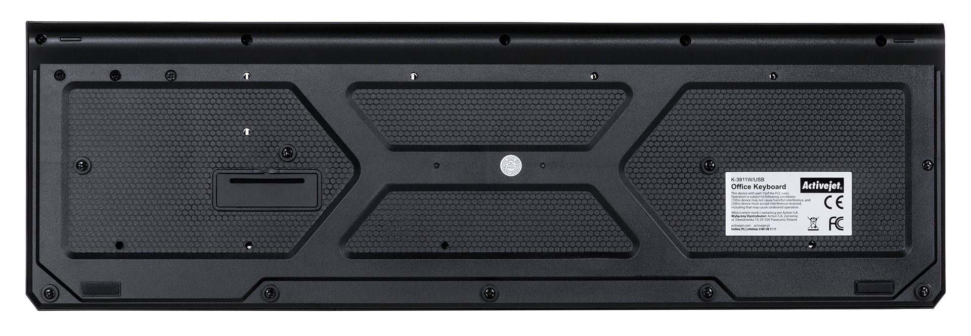 Tastierë Activejet K-3911W, wireless, e zezë