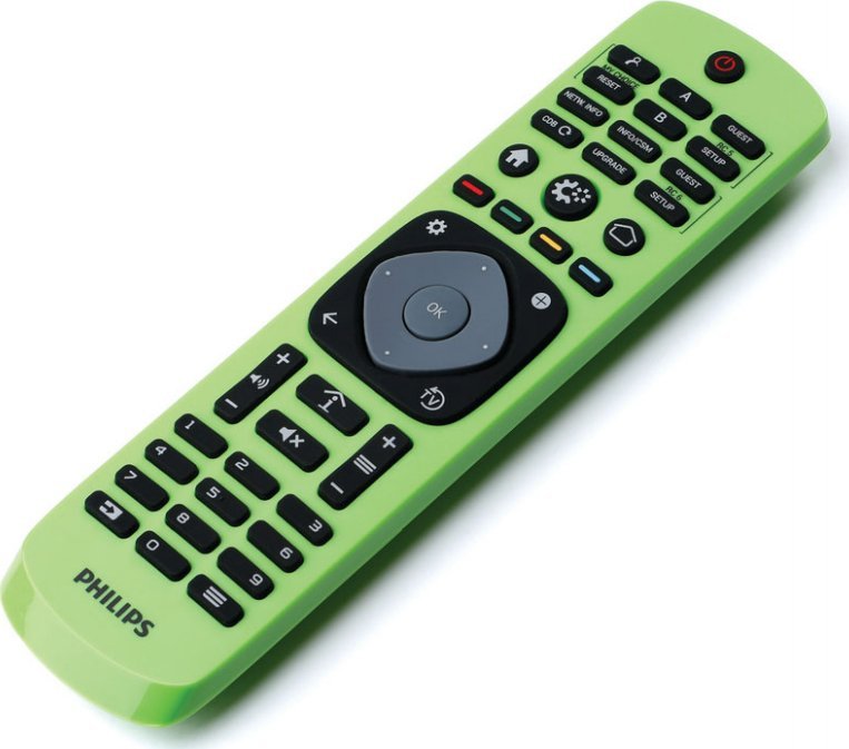 Telekomandë Philips 22AV9574A, për TV profesional, e gjelbër