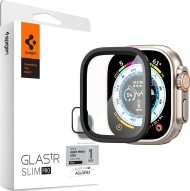 Mbrojtës ekrani Spigen Glass tR Slim Pro, për Apple Watch Ultra 2 49mm, xham i fortifikuar, i zi