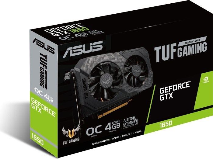 Kartelë grafike ASUS TUF Gaming NVIDIA GeForce GTX 1650, 4GB GDDR6