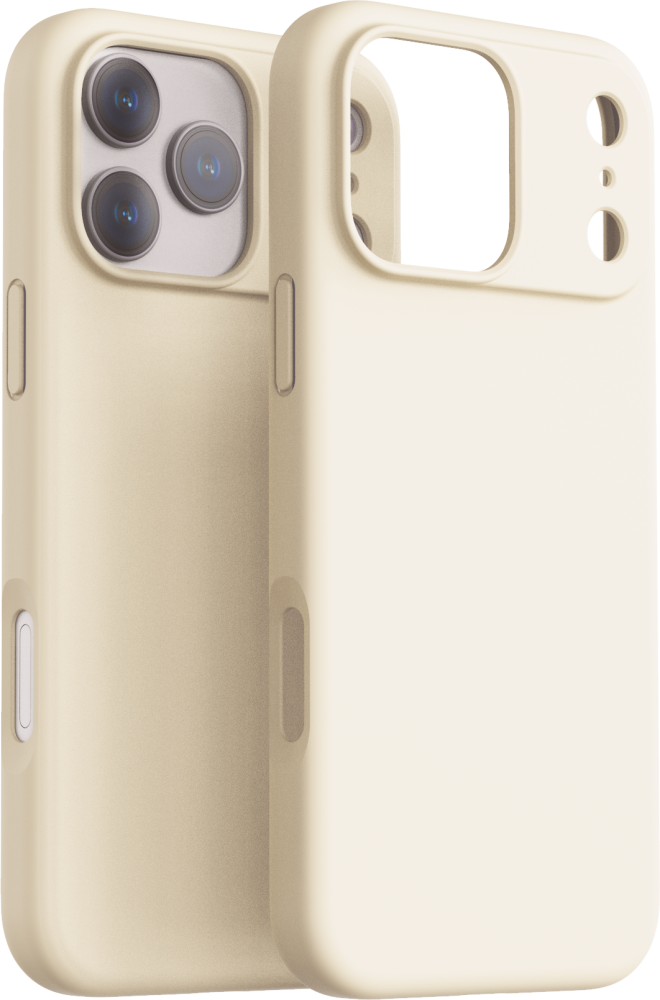 Dviced Silicone MagSafe iPhone 17 Pro Case, Beige