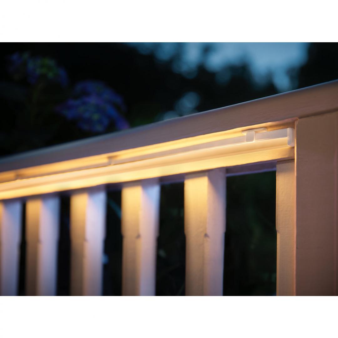 Shirit LED i jashtëm Philips Hue Outdoor 5m v2, Bluetooth, shumëngjyrësh