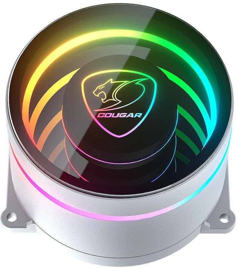Ftohës uji për PC Cougar Poseidon Elite 360 ARGB, radiator 360 mm, ARGB, i bardhë