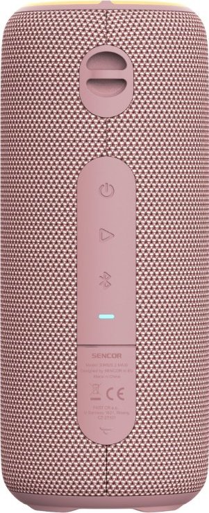 Altoparlant Bluetooth Sencor SIRIUS 2 MAXI, portabël, IPX7, rozë