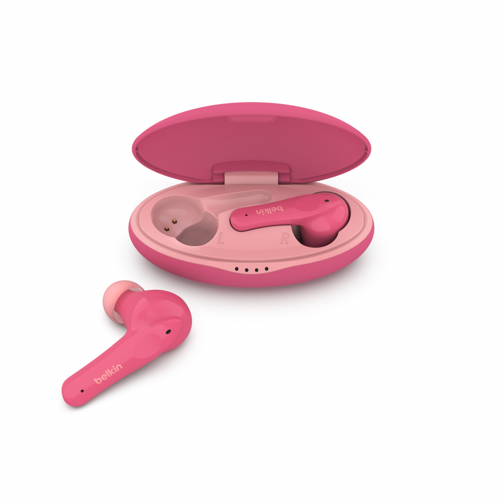 Dëgjuese Belkin Soundform Nano Kids, rozë