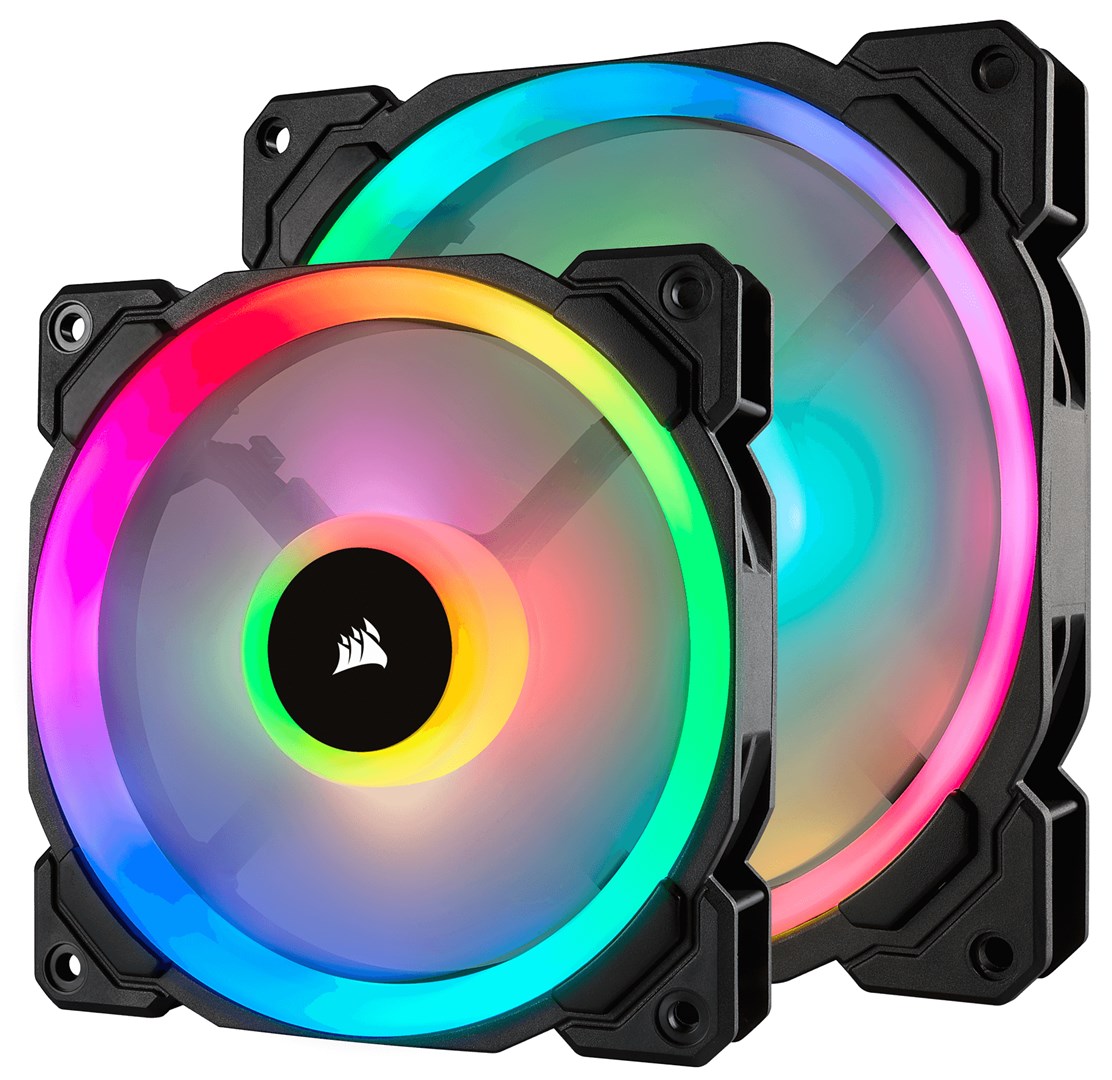 Ventilator Corsair LL120, 120mm, PWM, RGB LED, i zi