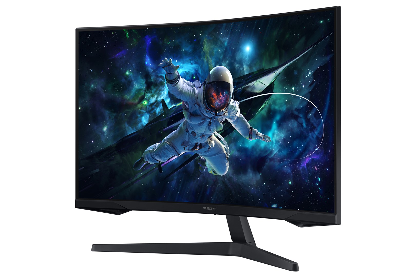 Monitor Samsung Odyssey G55C, 31.5", WQHD, i zi