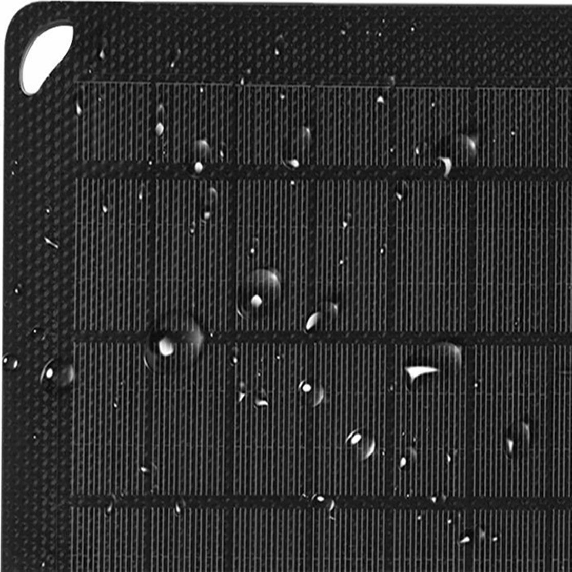 Panel diellor portativ Denver SOP-10200MK2, 20W, dalje USB dhe DC, i zi