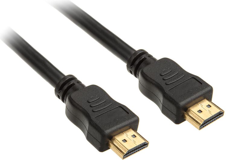 Kabllo HDMI InLine 17522P, 2.5m, e zezë