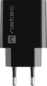 Karikues rrjeti Natec Ribera NUC-2058, 1x USB-A 3A, 18W, i zi