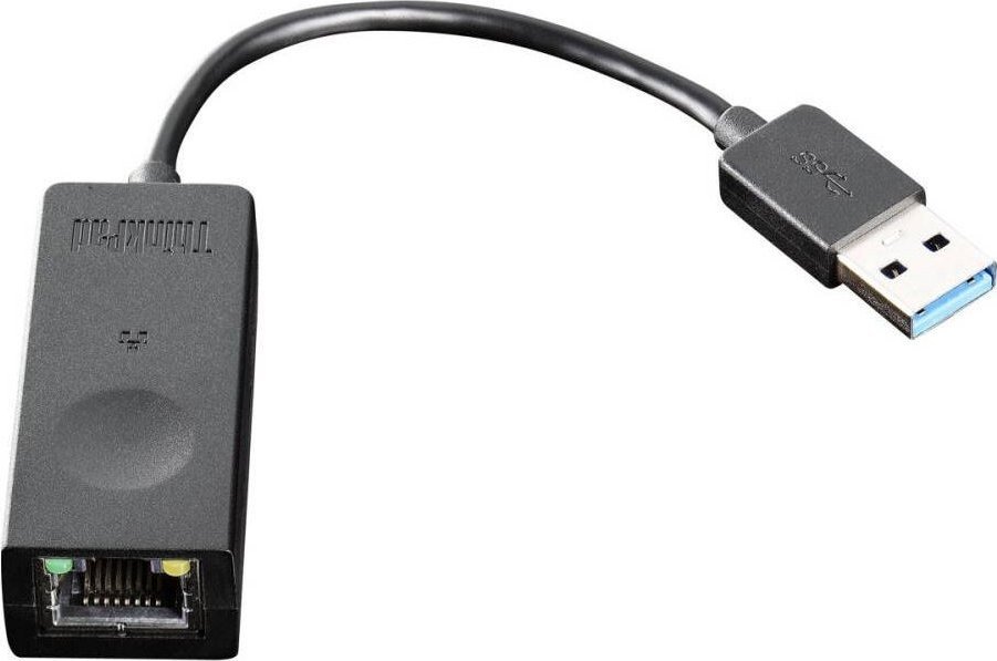 Përshtatës Lenovo USB 3.0 - Ethernet, i zi