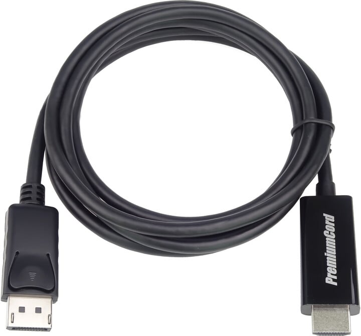 Kabllo PremiumCord DisplayPort dhe HDMI, 1 m