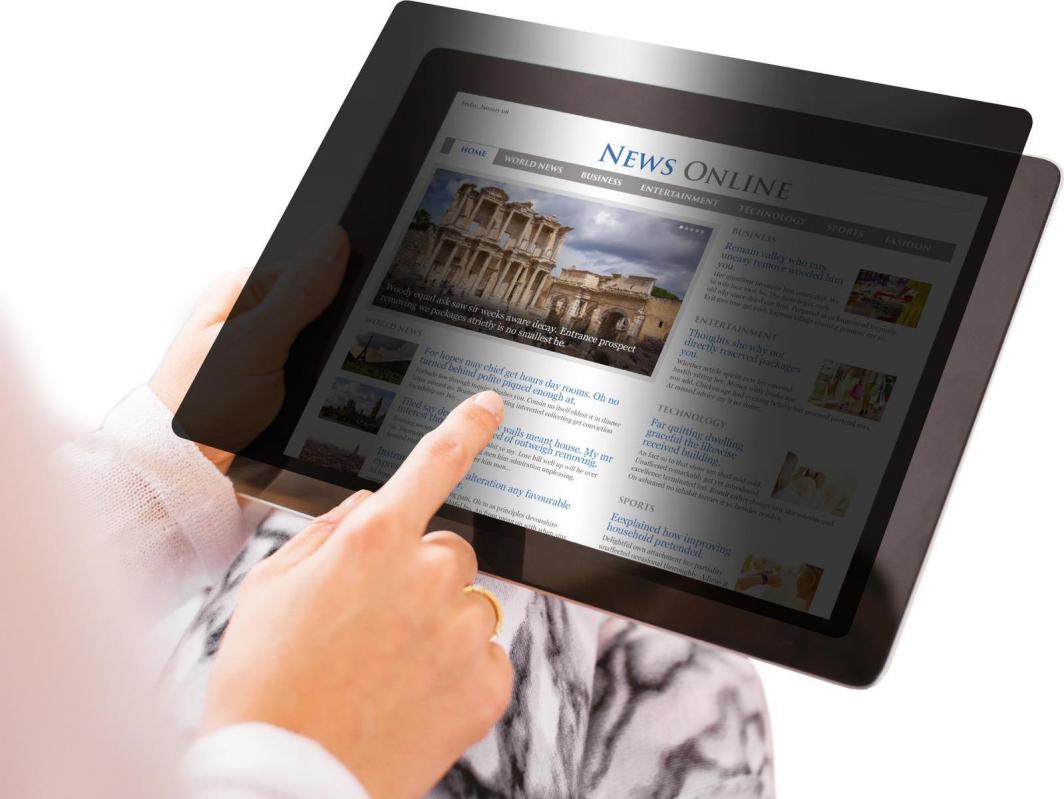 Filtër privatësie Gearlab Adhesive 11", për tablet 3:2, transparent