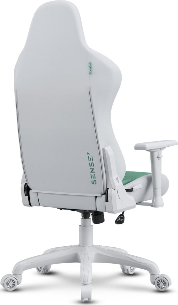 Стол SENSE7 Spellcaster FUKU PU, бела/зелена боја