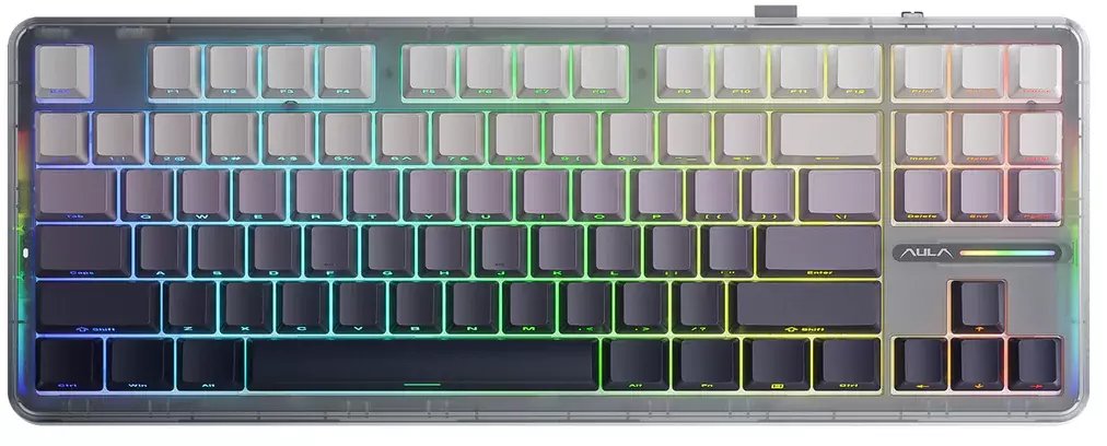 Tastierë mekanike Aula F87 PRO, tri-mode 2.4G USB Bluetooth, wireless