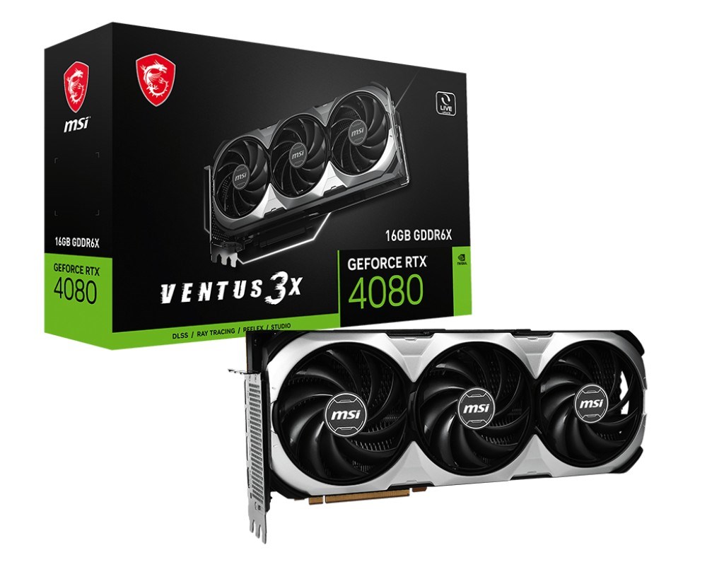 Kartë grafike MSI NVIDIA GeForce RTX 4080, 16 GB GDDR6X