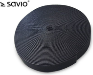 Shirit organizues kabllosh Savio Velcro, 10 m, i zi