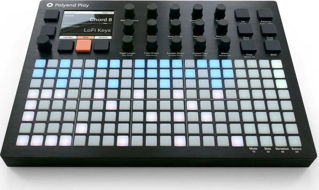 Groovebox portabël Polyend Play, ekran LCD, 16GB, i zi