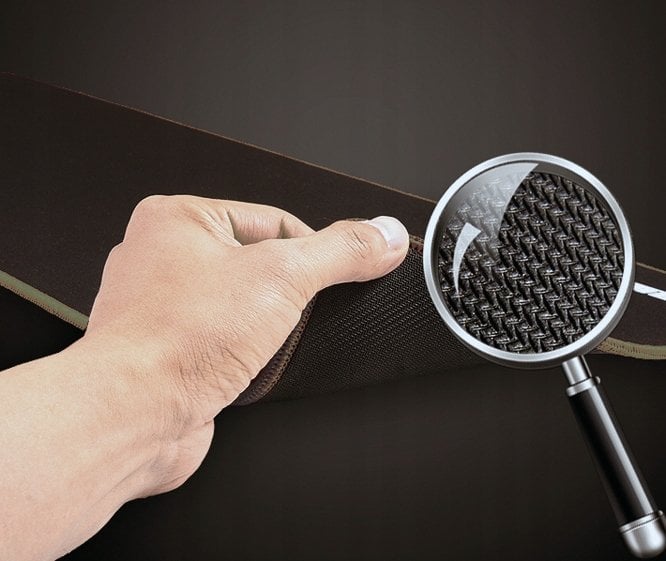 Mousepad gaming Varr, 780x280x3mm, gomë natyrale antirrëshqitëse, i zi