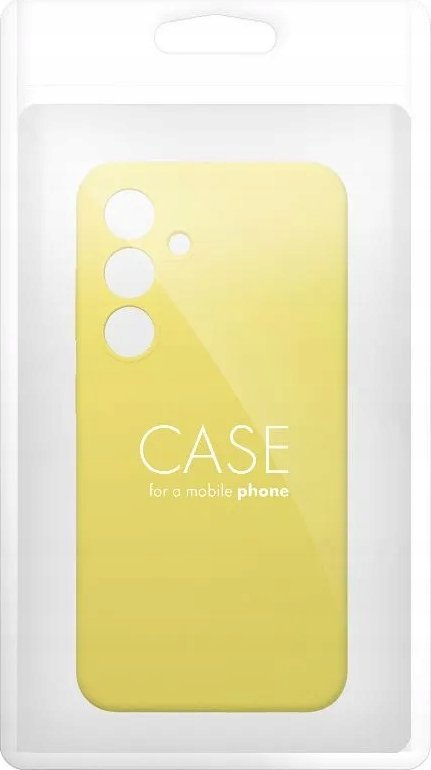 Futera silikoni për Samsung Galaxy A25 5G, 2mm, e verdhë