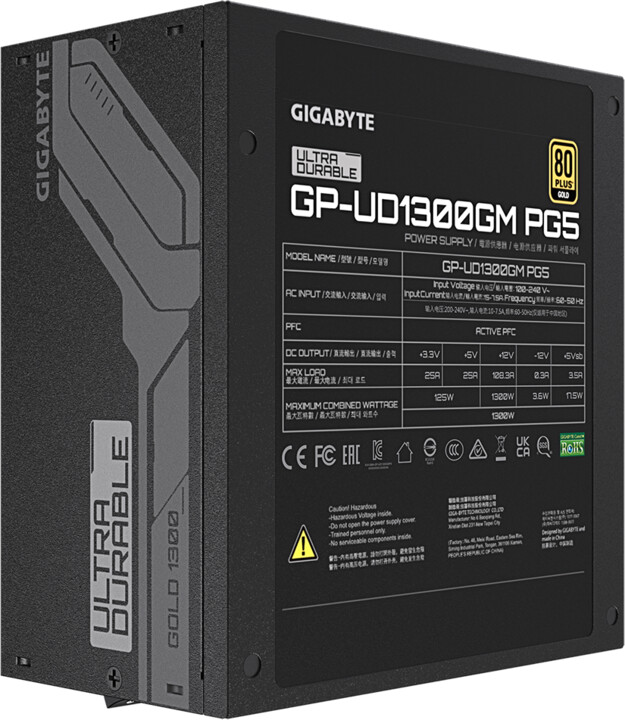 Burim energjie Gigabyte UD1300GM PG5 GP-UD1300GM PG5 , 1300W