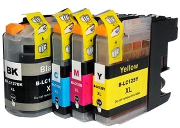 Set bojë printeri Uprint Brother 225XL, 30ml BK, 13ml C M Y