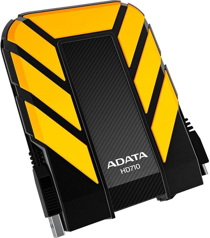 Adata HD710 Pro Надворешен Хард Диск, 2 TB, Жолт