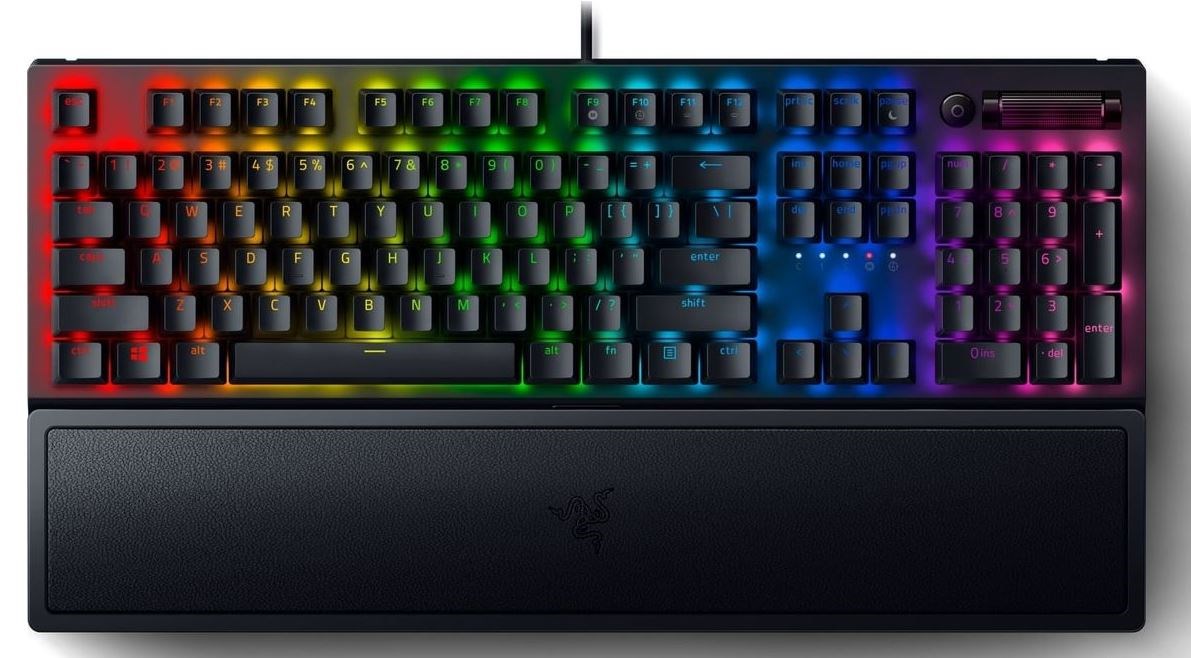 Tastierë mekanike për lojëra Razer BlackWidow V3, Green Switch, e zezë