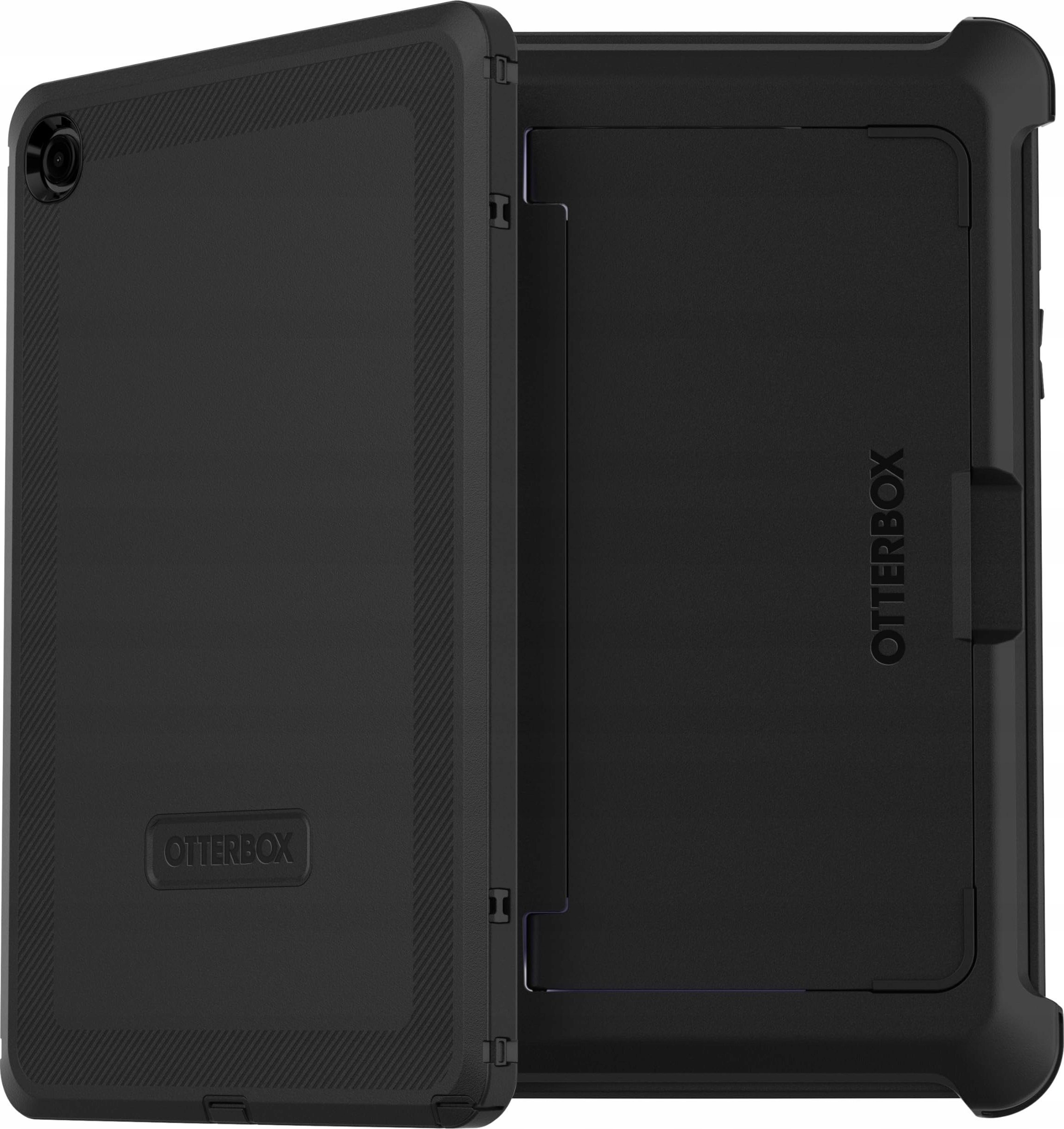 Заштитна обвивка за таблет OtterBox Defender Series за Samsung Galaxy Tab S9 FE, отпорна на удари, црна