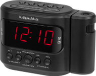 Радио часовник KrugerMatz KM 827, AM FM, проектор на време, ЛЕД