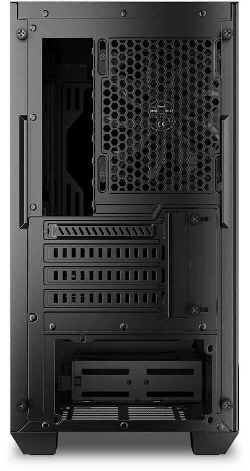 Kuti kompjuterike Sharkoon J1000 ARGB, Micro ATX, xham i temperuar, e zezë
