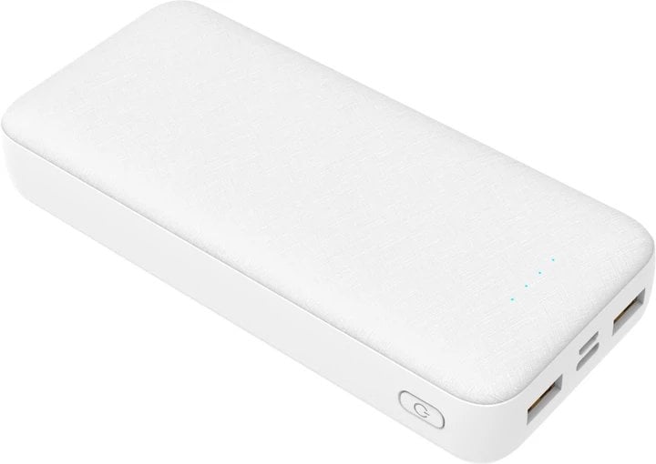 Set power bank Platinet 46220, 20000mAh, karikues 20W PD, i bardhë