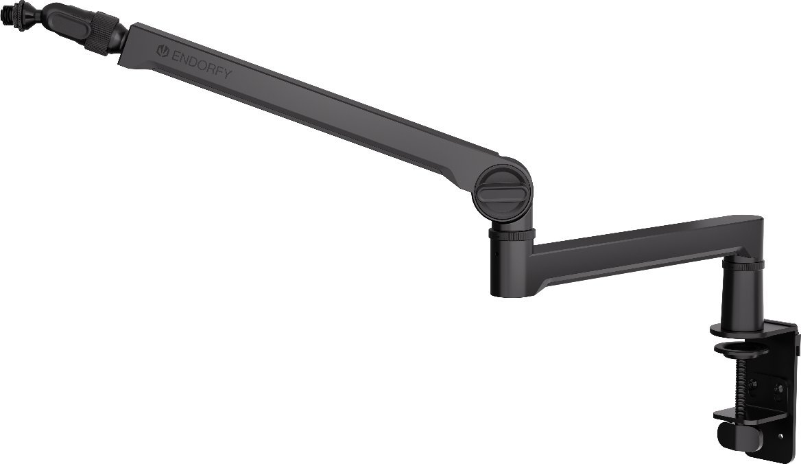 Stativ mikrofoni Endorfy EY0A009 Broadcast, krah metalik i rregullueshëm, ndriçim RGB, i zi