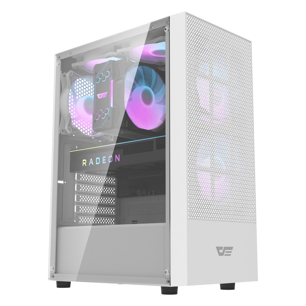 Kasë Darkflash A290, Mid-Tower, e bardhë