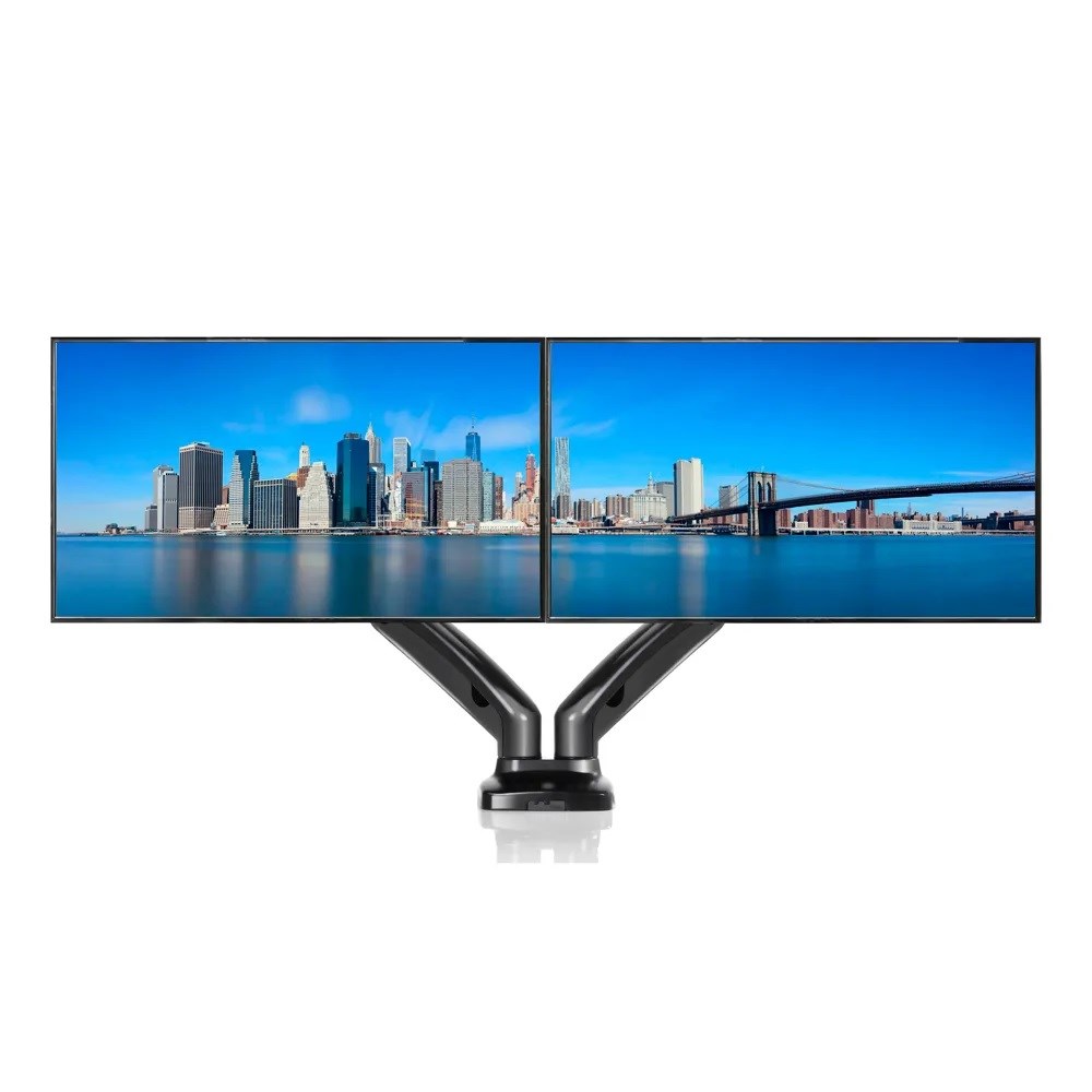Krah për dy monitorë ART UM-116, 13-32", i zi