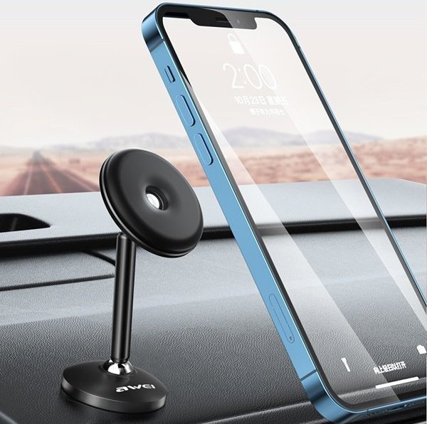 Магнетен држач за автомобил Awei X22, за контролна табла, универзален, црн