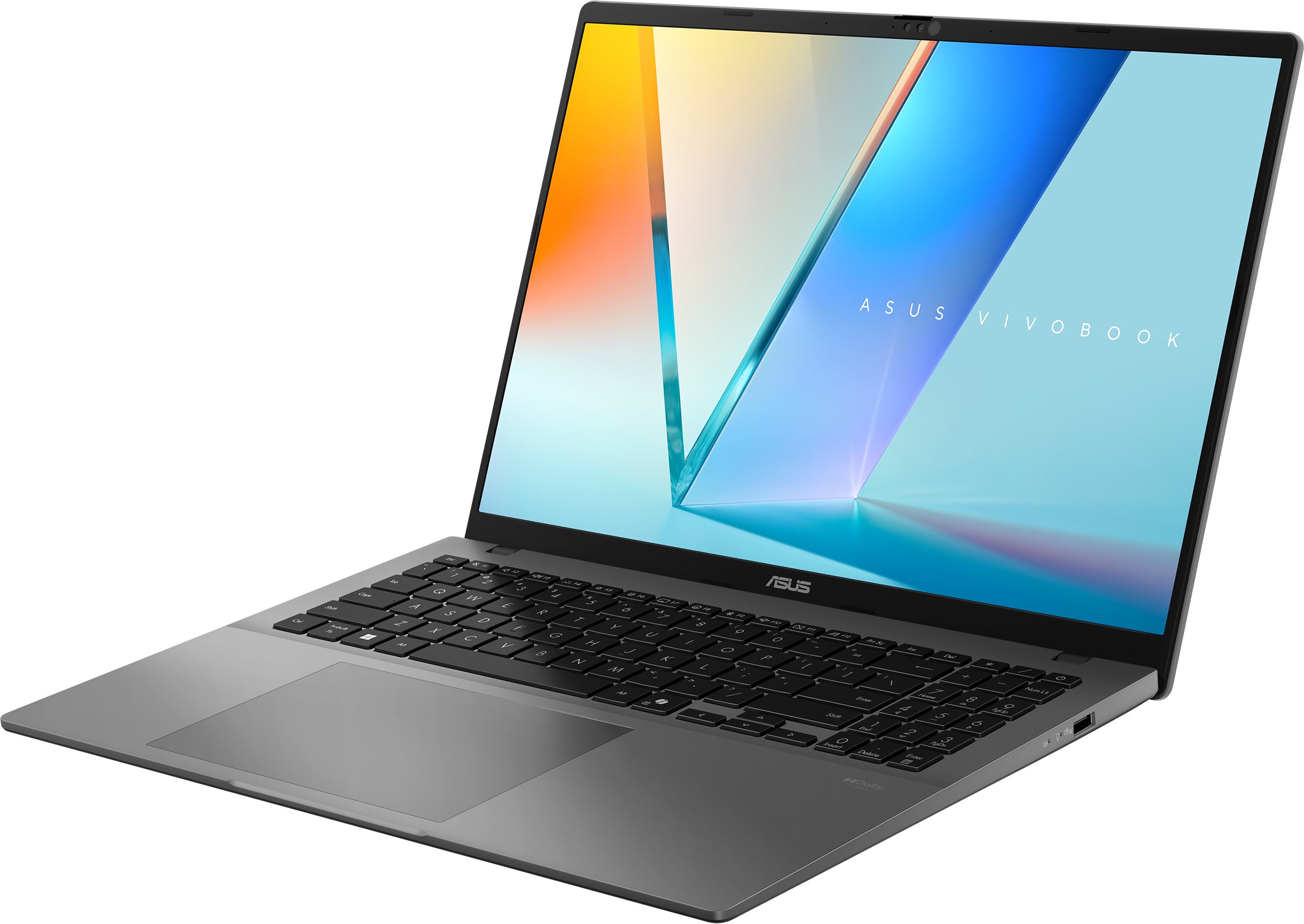 Laptop Asus Vivobook 16 M1607KA, 16" IPS WUXGA, Ryzen AI 5, 16GB RAM 512GB SSD, argjendtë