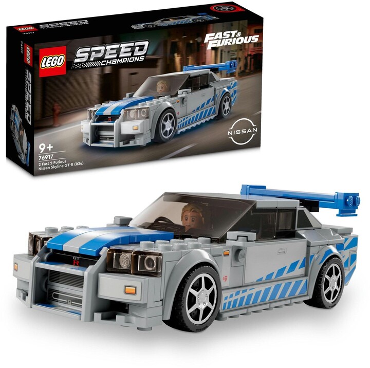 Set LEGO® Speed Champions 76917 2 Fast 2 Furious Nissan Skyline GT-R (R34)