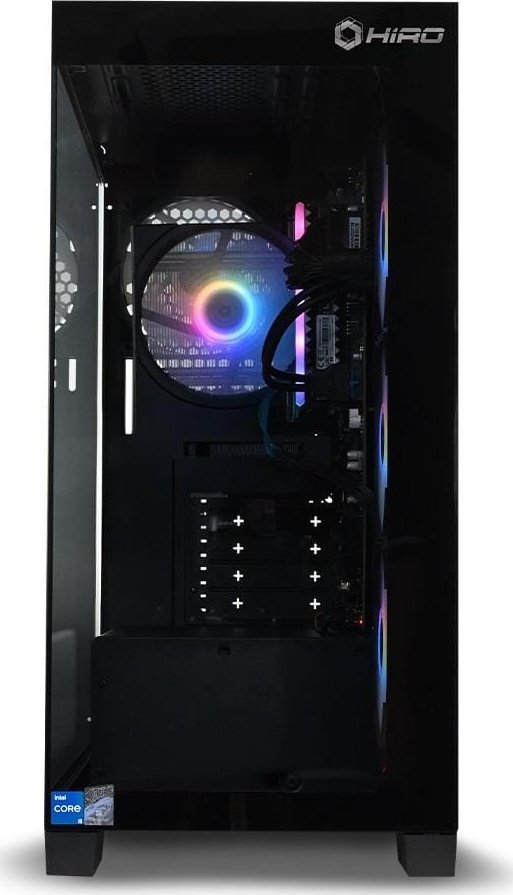 Kompjuter desktop HIRO Aurora ZKG-R5B580-01A, Ryzen 5 7600, Intel Arc B580 12GB, 16GB RAM, 1TB SSD