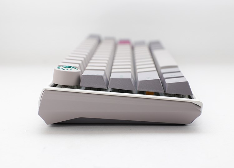 Tastierë lojërash Ducky One 3 Mist SF, RGB LED, Cherry MX Ergo-Clear, e hirtë