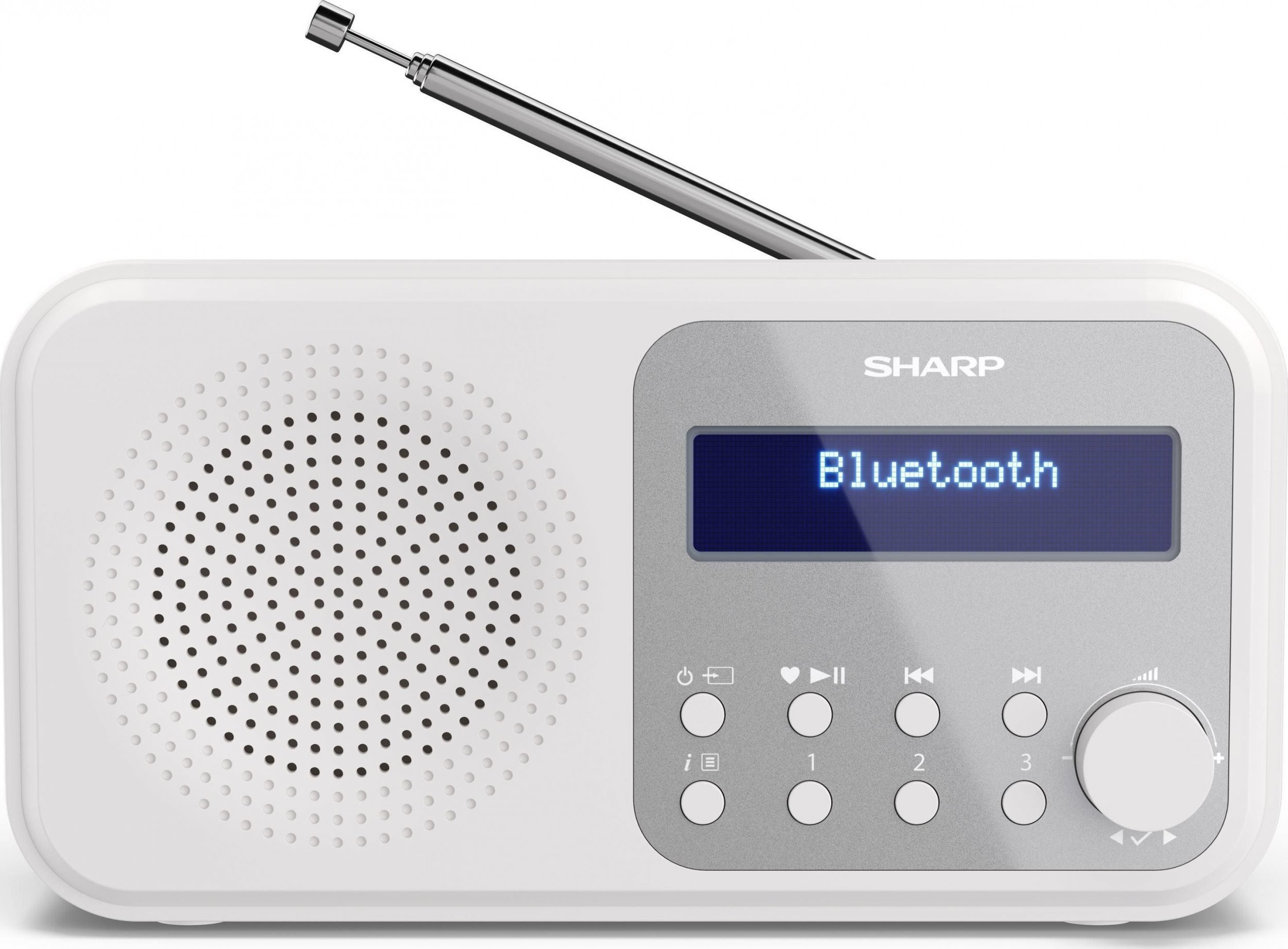 Radio Sharp DRP420WH, DAB+, VHF, e bardhë