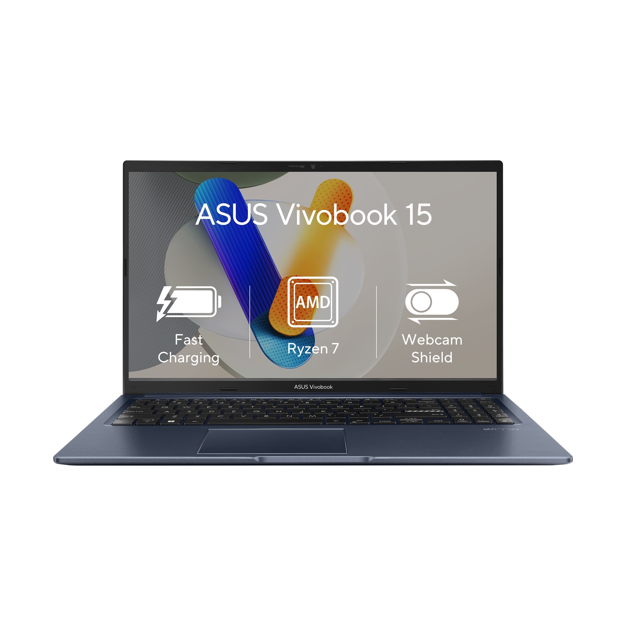 Laptop ASUS Vivobook 15 (M1502), 15.6 инчи, AMD Ryzen 7 5825U, 16GB RAM, 1TB SSD, Windows 11 Home, сина боја