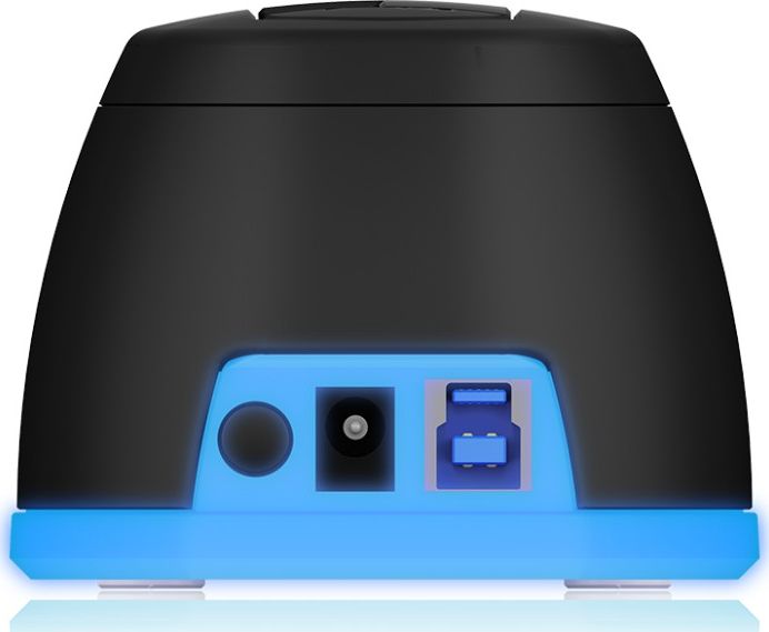 Докинг станица Icy Box IB-1124L-C3, 2.5"/3.5" SATA, USB-C 3.2 Gen 1, црна