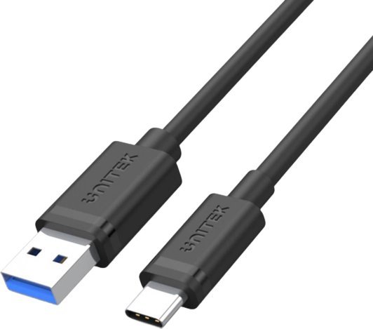 Kabllo USB Unitek C14103BK, USB A në USB C, 1.5m, e zezë