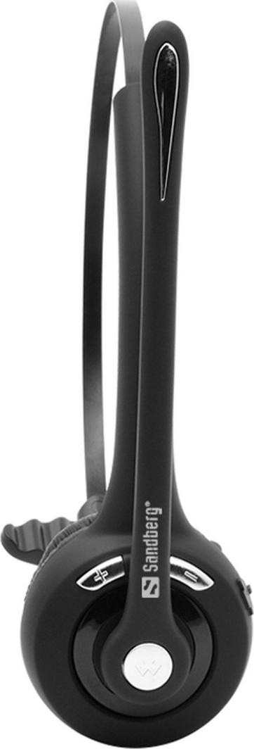 Kufje zyresh me mikrofon Sandberg, Bluetooth, të zeza