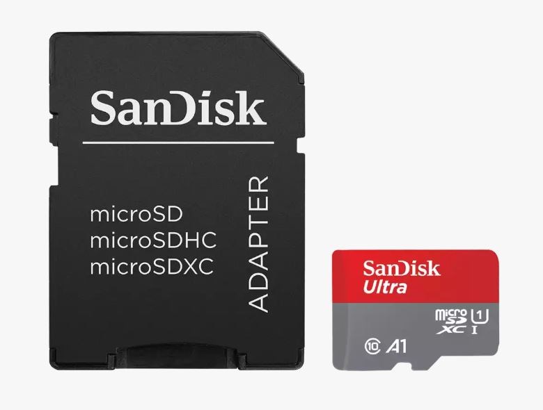 Kartë e memories SanDisk SDSQUAB-064G-GN6MA, MicroSDXC, 64 GB, Class 10 + përshtatës SD