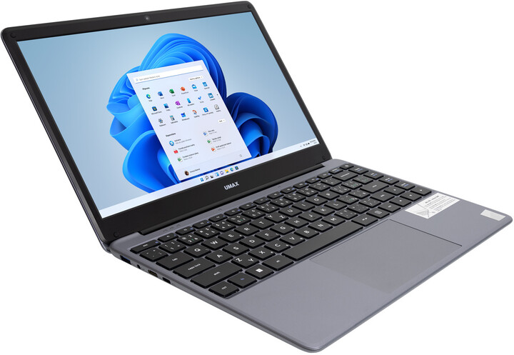 [OUTLET] Laptop UMAX VisionBook 14WQ LTE, 14.1 ", Qualcomm Kryo 468, 4GB RAM, 128GB eMM, Qualcomm Adreno 618, gri