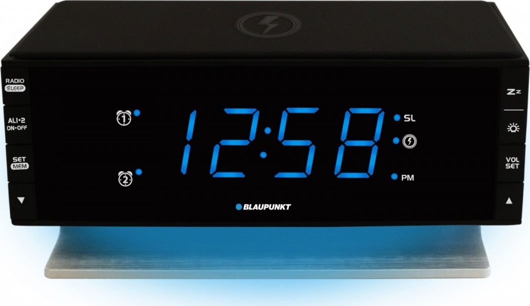 Radio me orë Blaupunkt CR55, e zezë