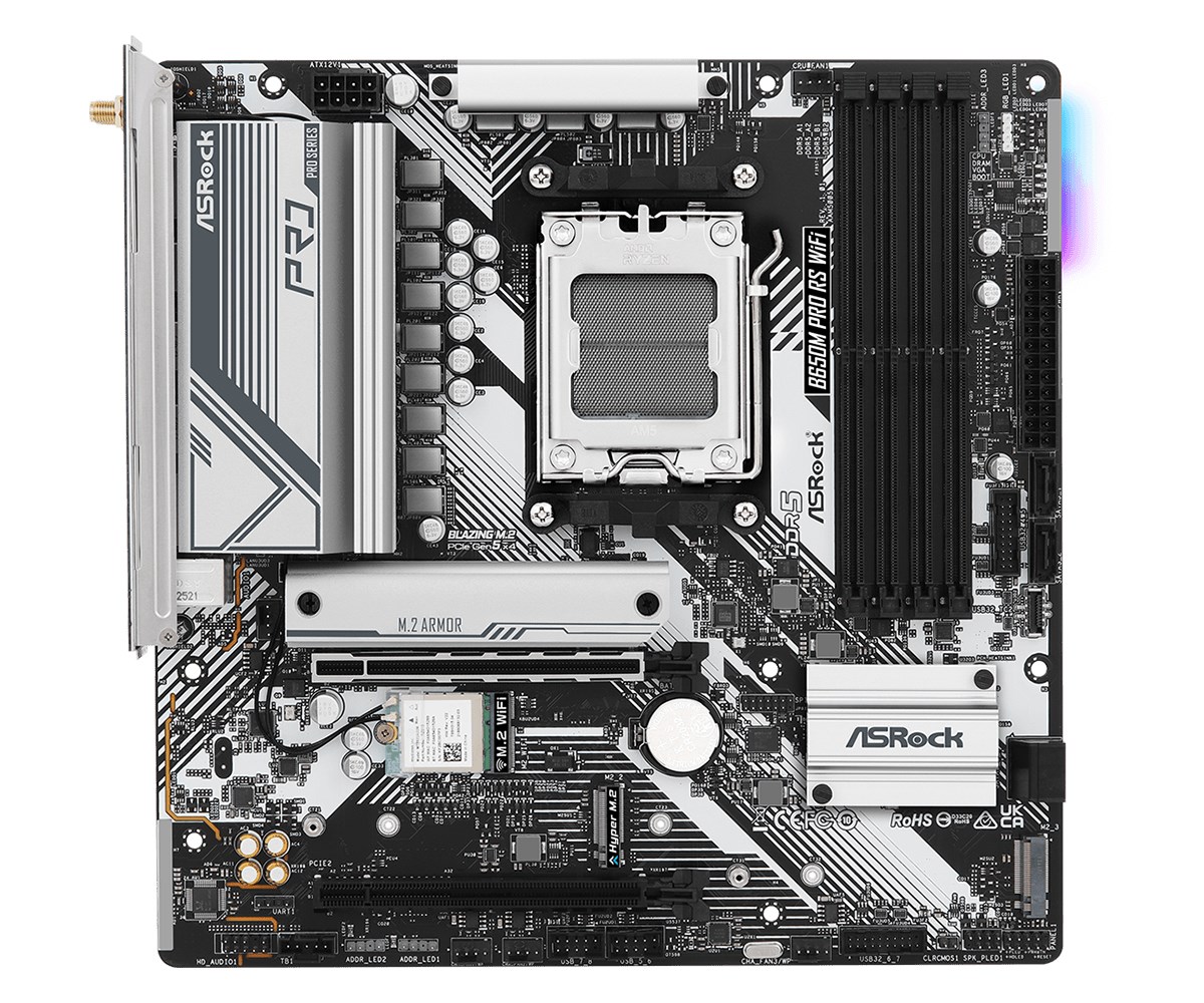 Pllakë amë Asrock B650M Pro RS WiFi AMD B650 Socket AM5 micro ATX